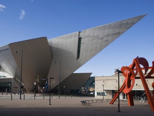 The Denver Art Museum’s architect was Daniel Libeskind.