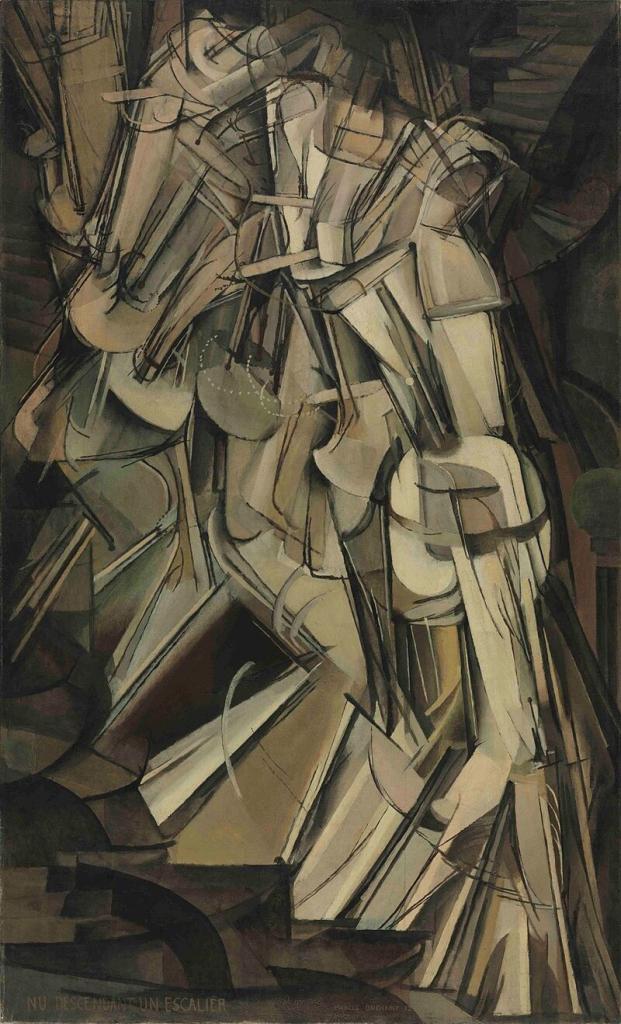 Duchamp’s Nude Descending Staircase caused great controversy. 