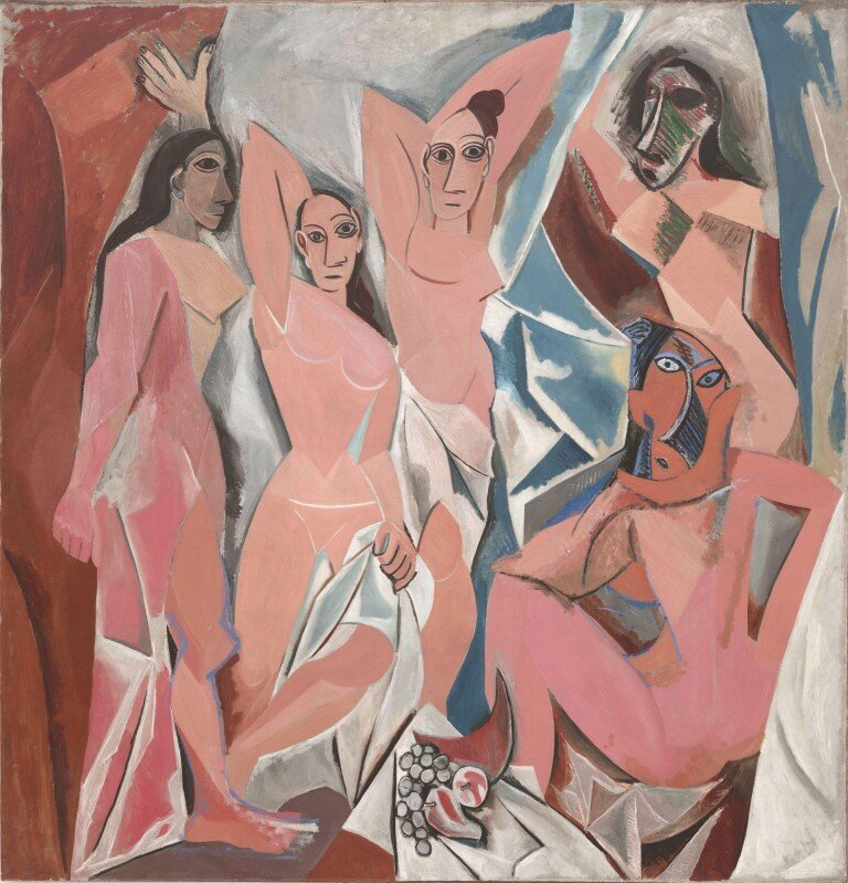 Les Demoiselles d’Avignon by Pablo Picasso shocked the art community in 1907.