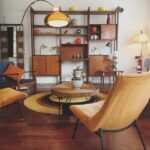 Midcentury modern furniture and decor